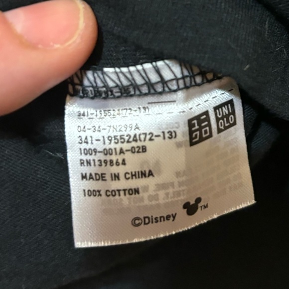 UNIQLO x DISNEY Mickey Mouse Cotton Graphic T-Shirt - Picture 4 of 5